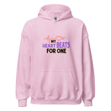 My Heart Beats For One - Hoodie - Print My Man