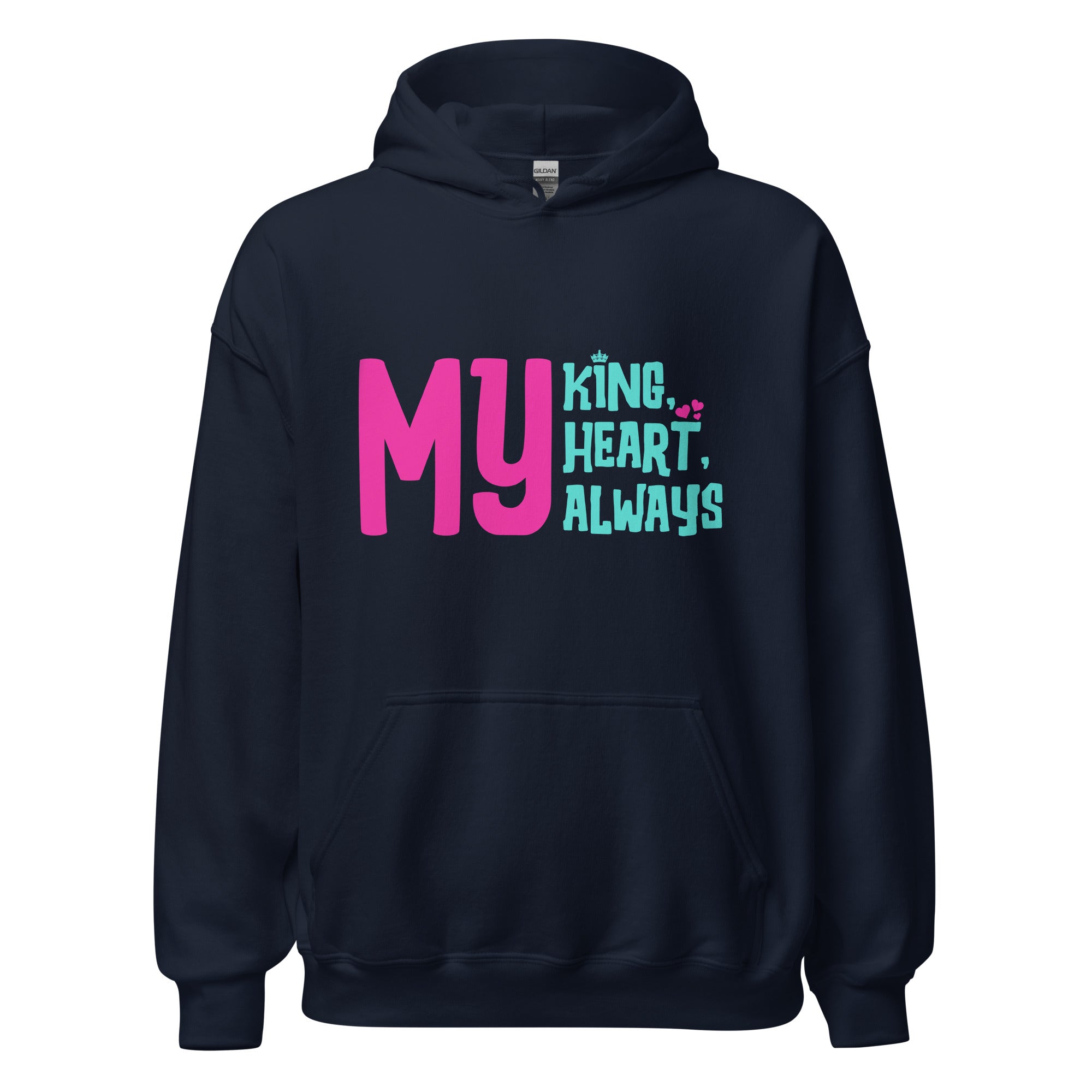 My King My Heart - Hoodie - Print My Man