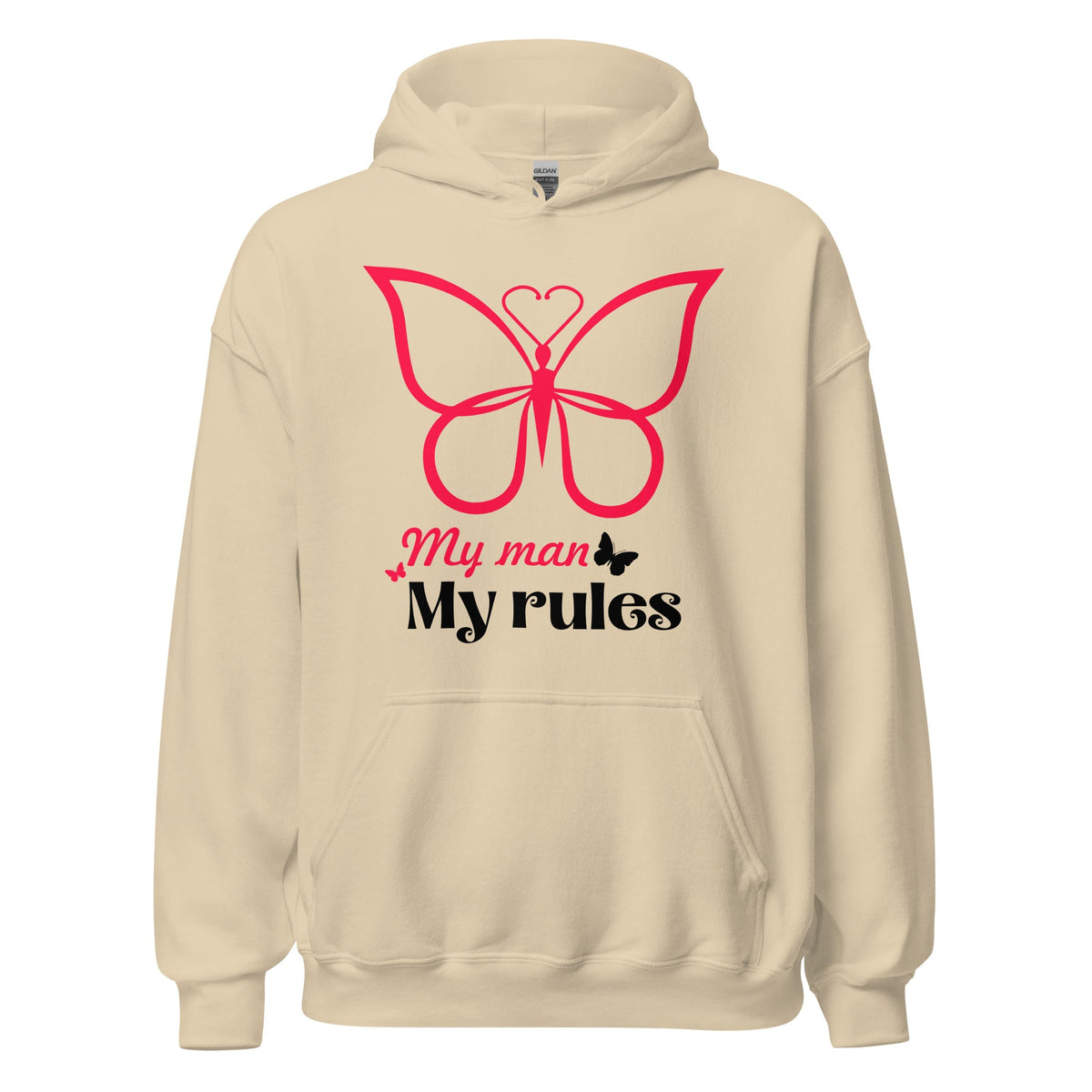 My Man My Rules - Hoodie - Print My Man