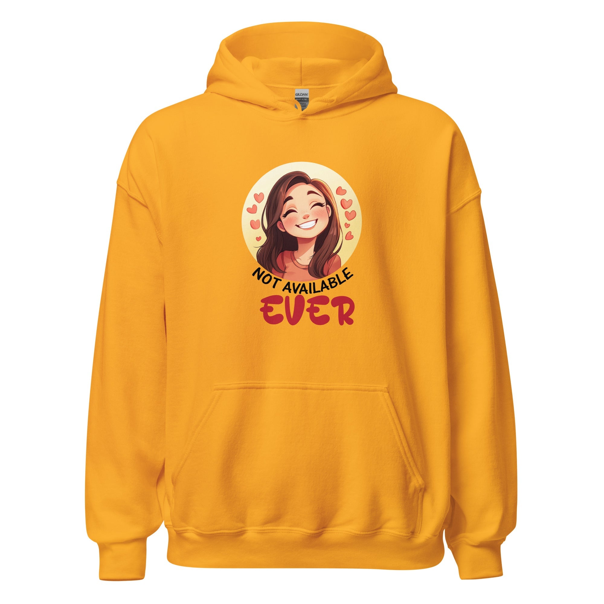 Not Available Ever - Hoodie - Print My Man
