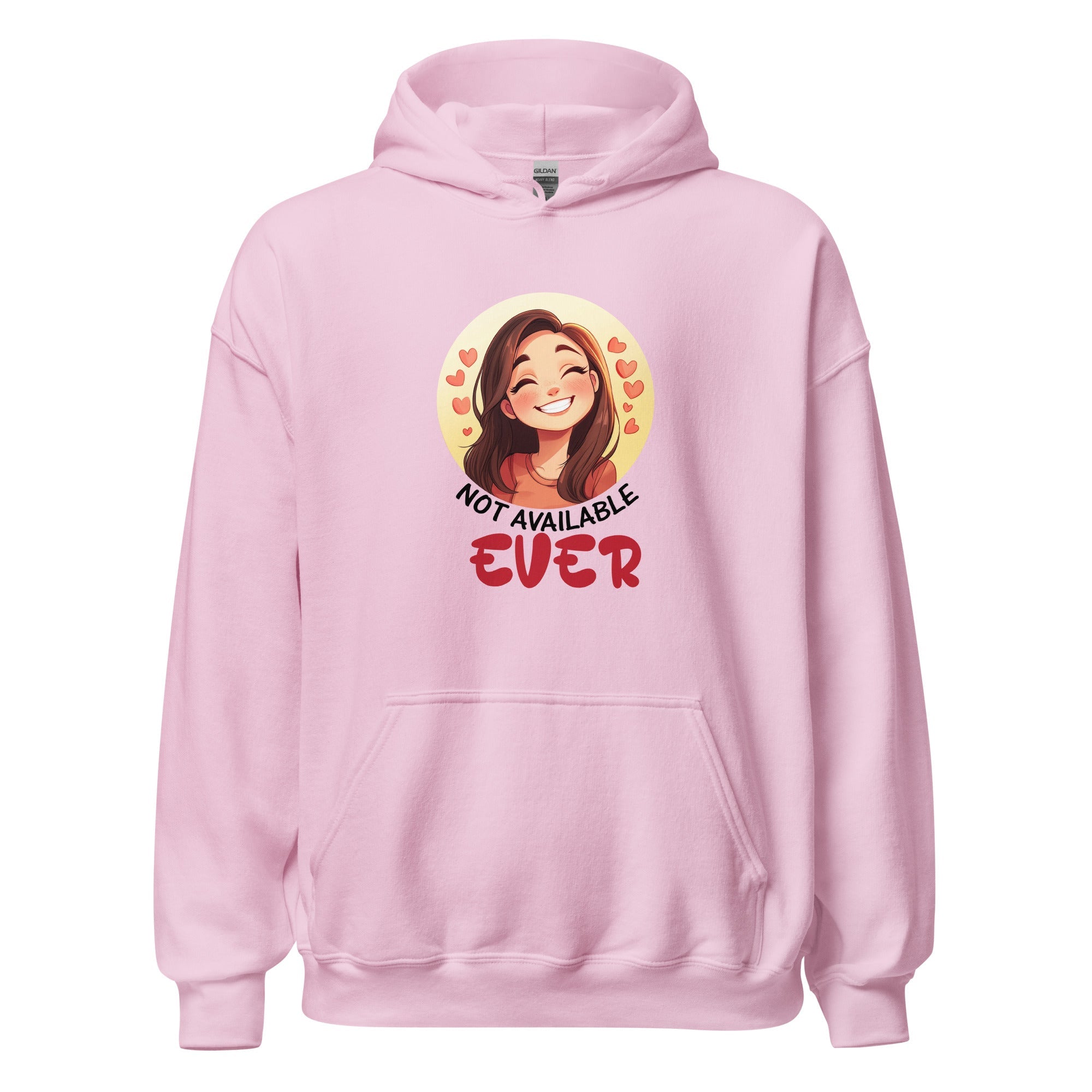 Not Available Ever - Hoodie - Print My Man