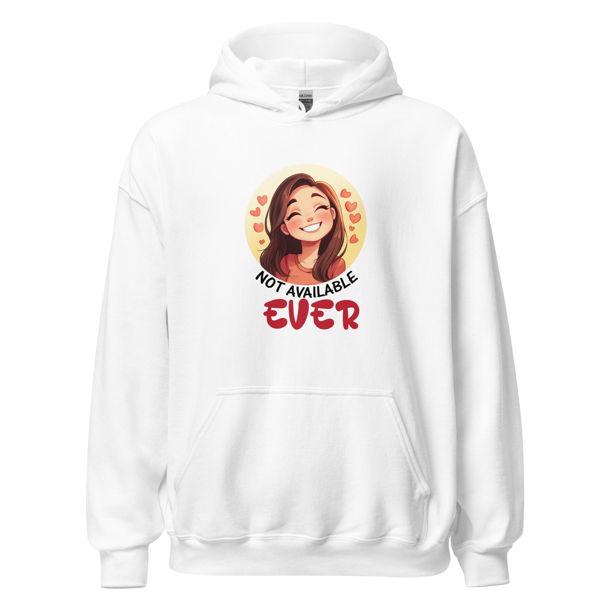 Not Available Ever - Hoodie - Print My Man
