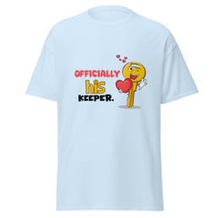 Officially His Keeper - classic tee - Print My Man