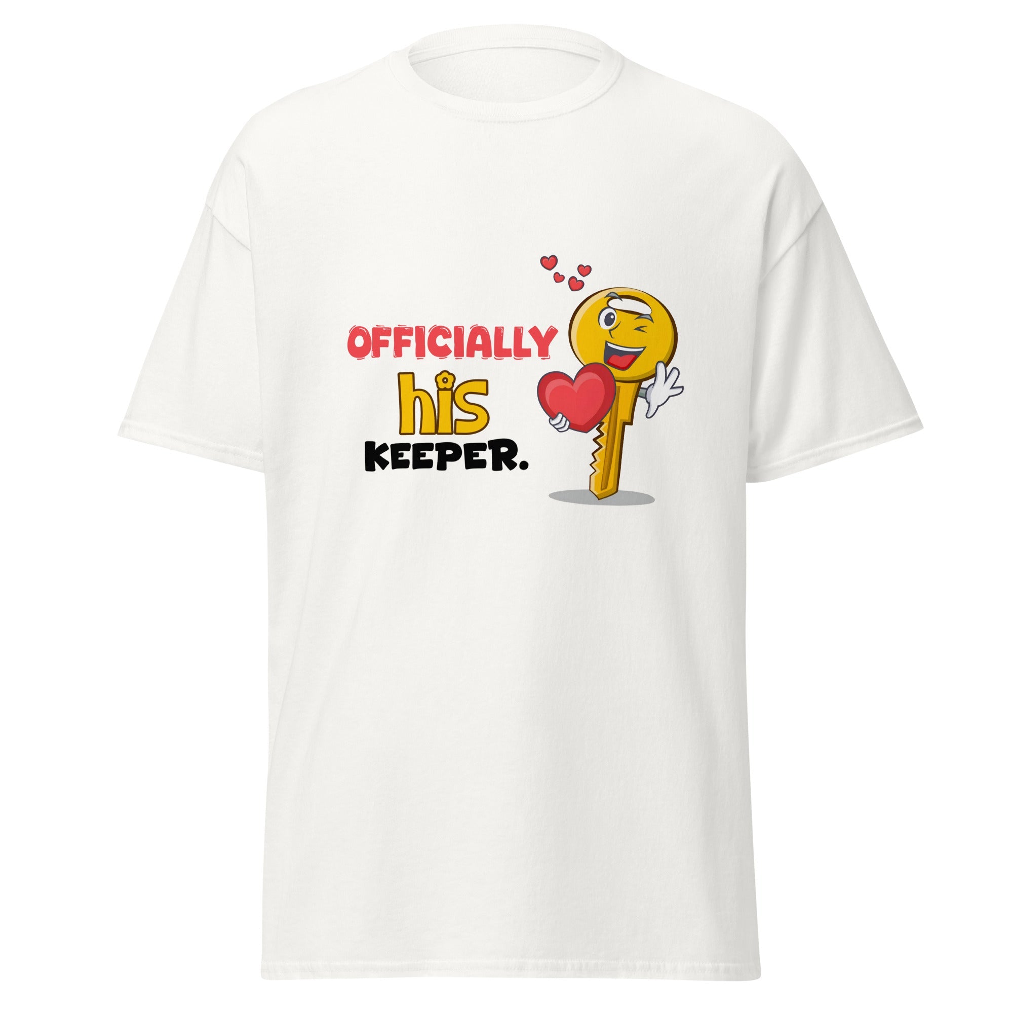 Officially His Keeper - classic tee - Print My Man