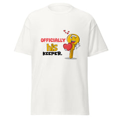 Officially His Keeper - classic tee - Print My Man
