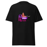 queen of his world - classic tee - Print My Man