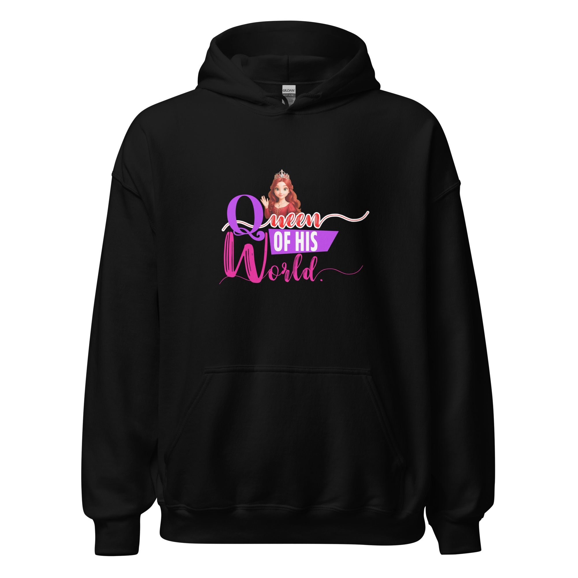 queen of his world - Hoodie - Print My Man