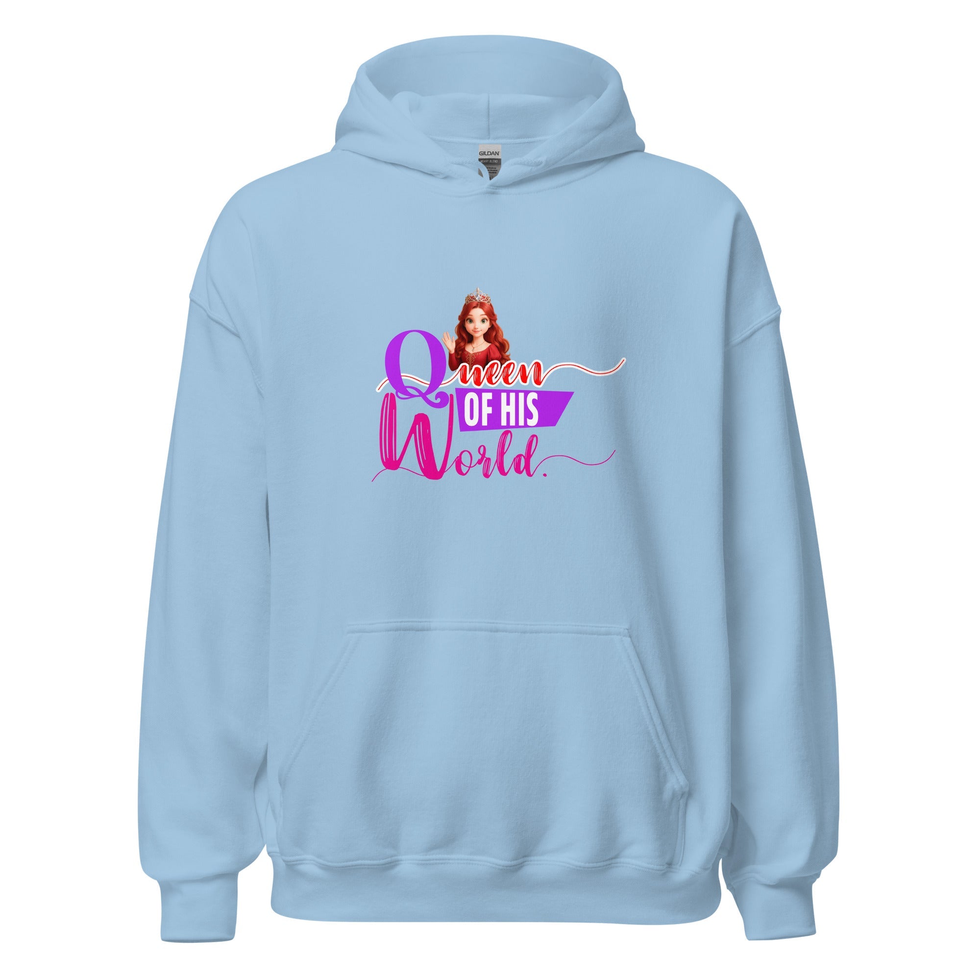 queen of his world - Hoodie - Print My Man