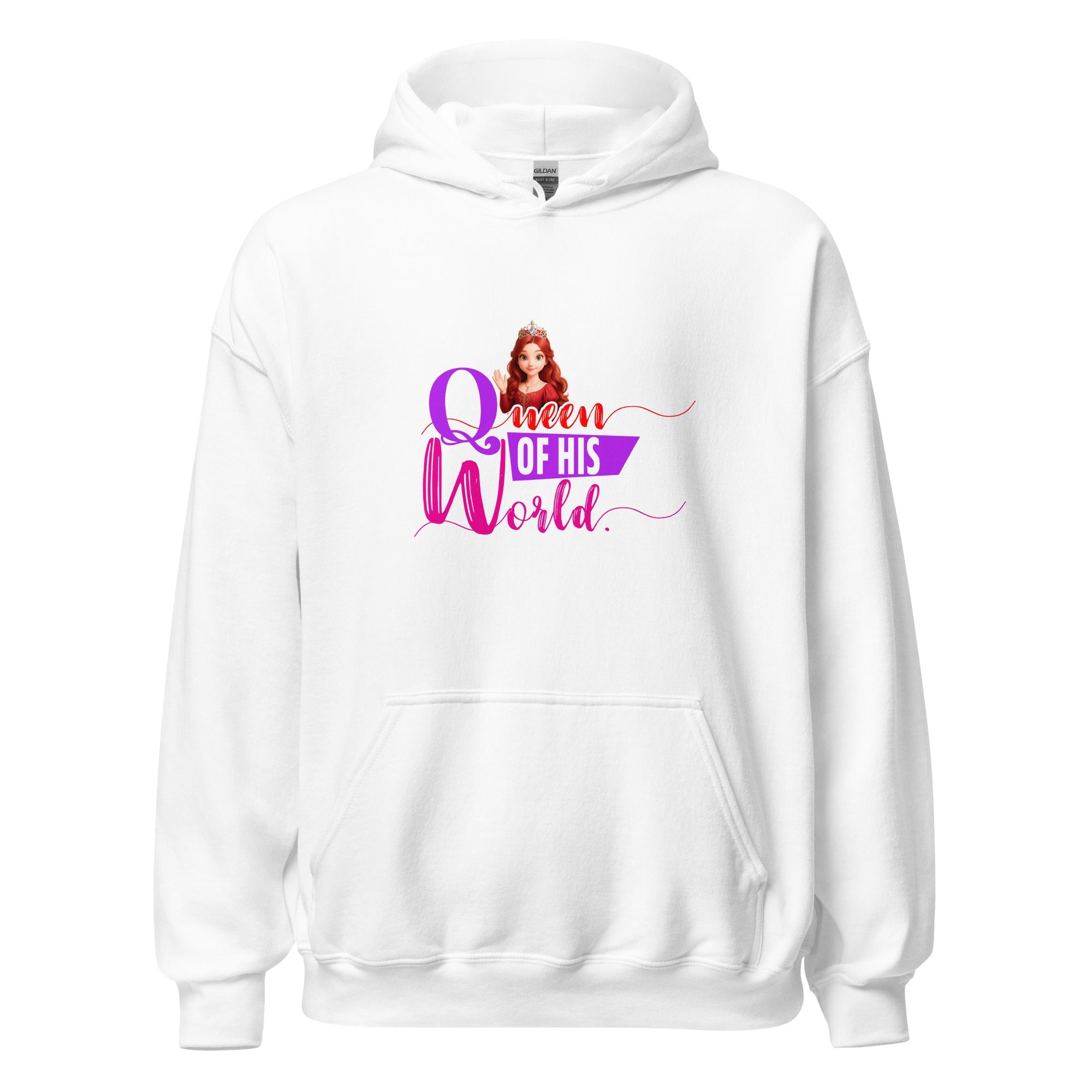 queen of his world - Hoodie - Print My Man