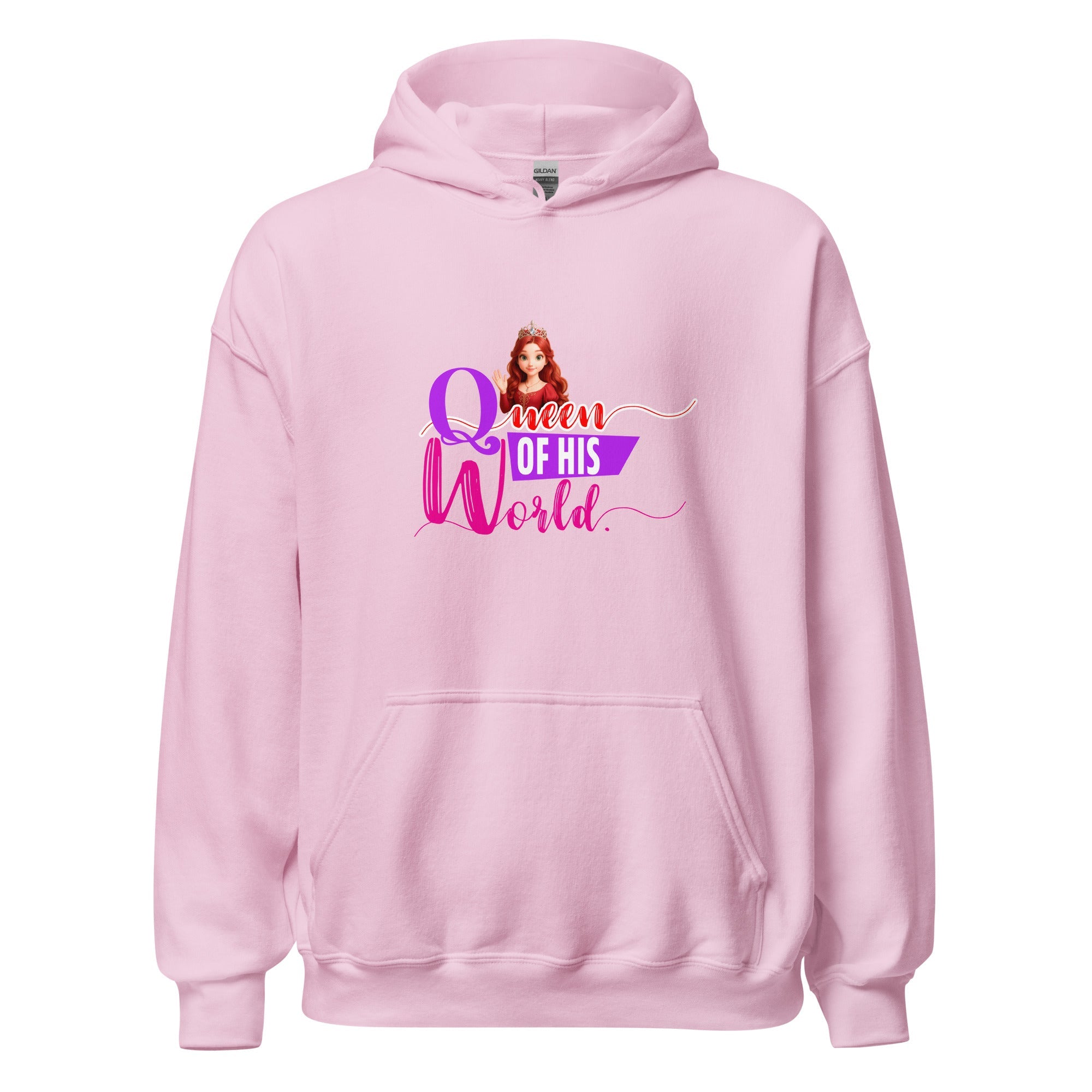 queen of his world - Hoodie - Print My Man