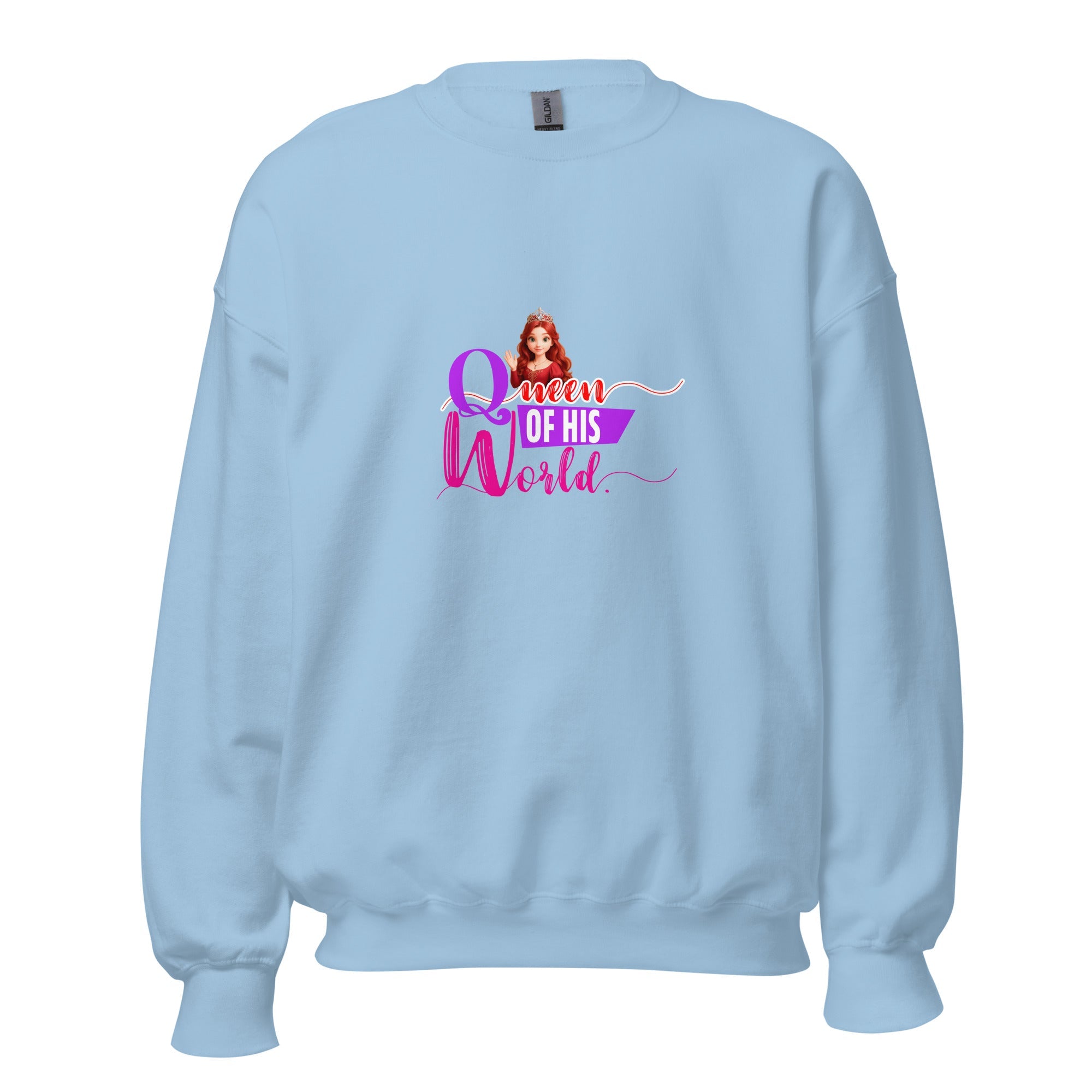 queen of his world - Sweatshirt - Print My Man