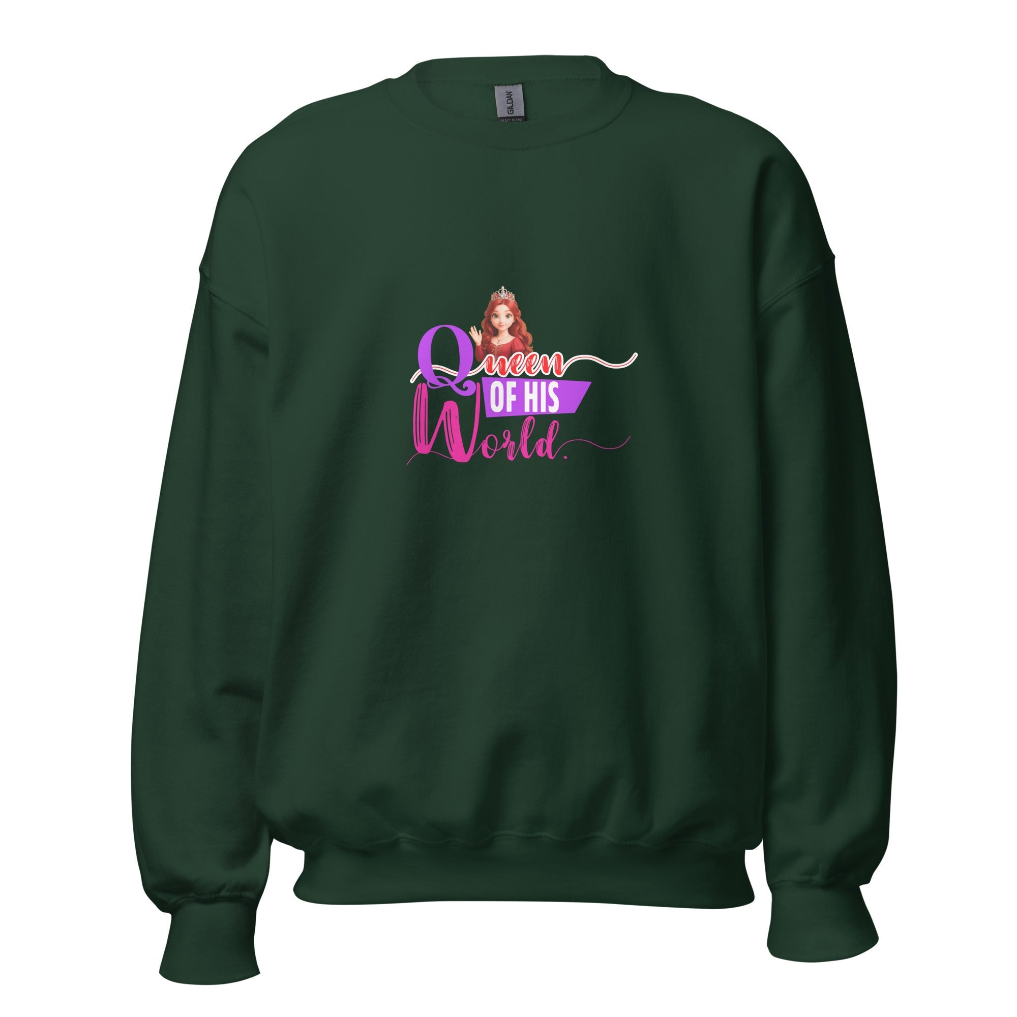 queen of his world - Sweatshirt - Print My Man