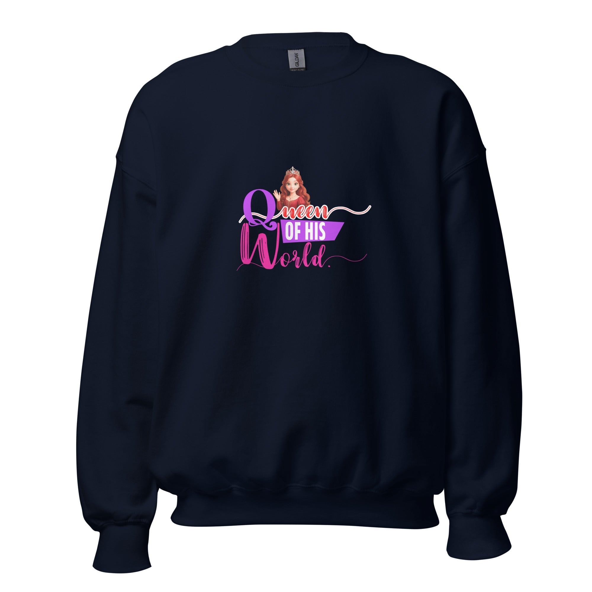 queen of his world - Sweatshirt - Print My Man