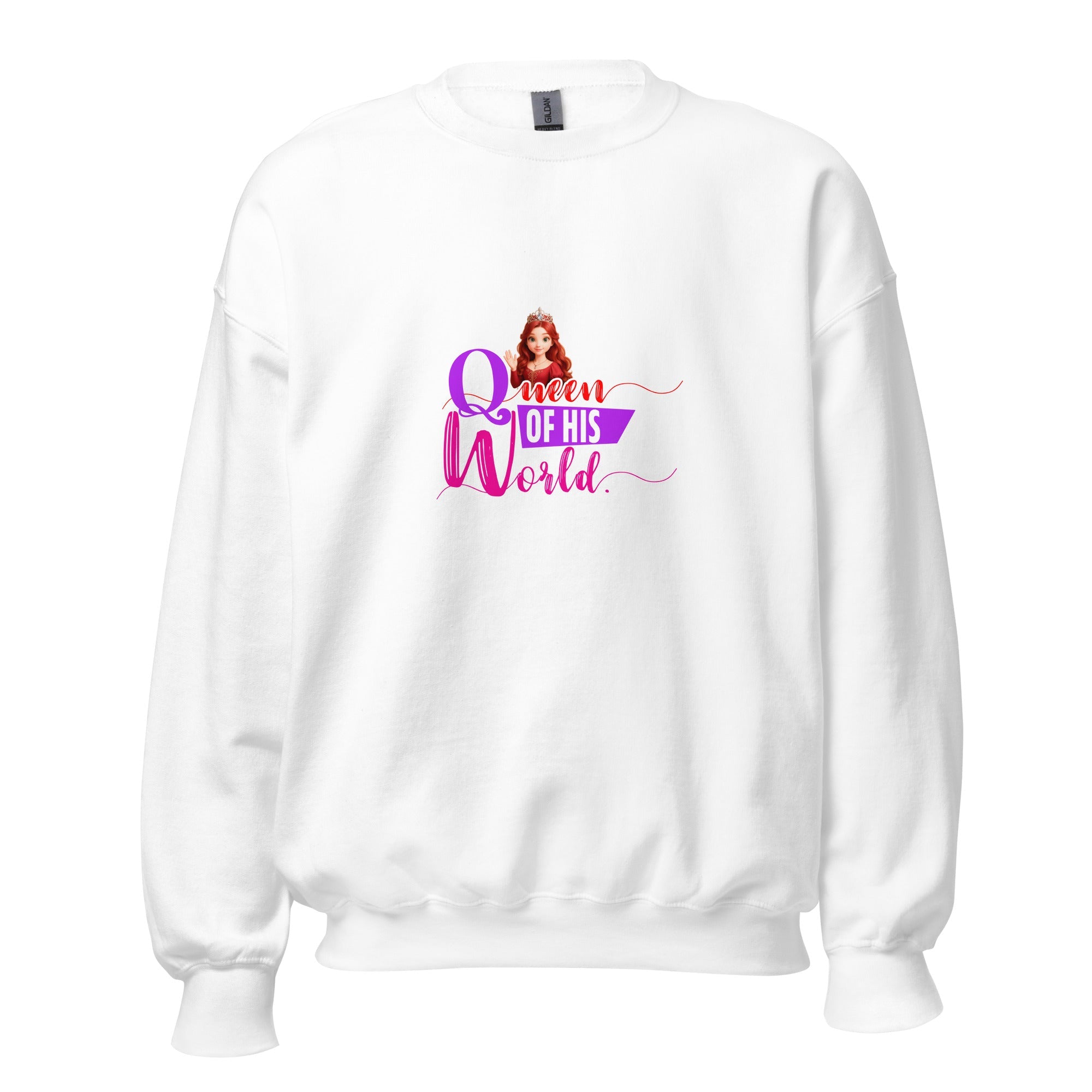 queen of his world - Sweatshirt - Print My Man