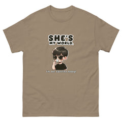 She's My World classic tee - Print My Man