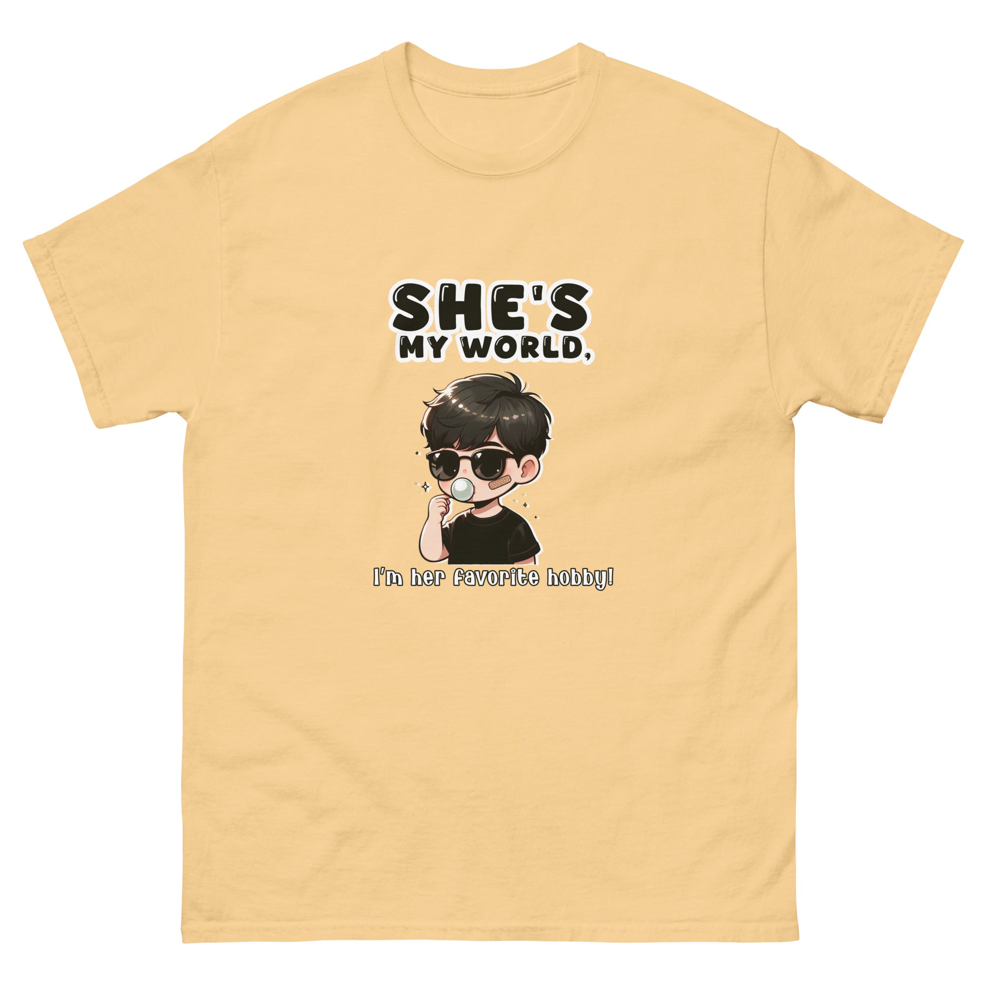 She's My World classic tee - Print My Man
