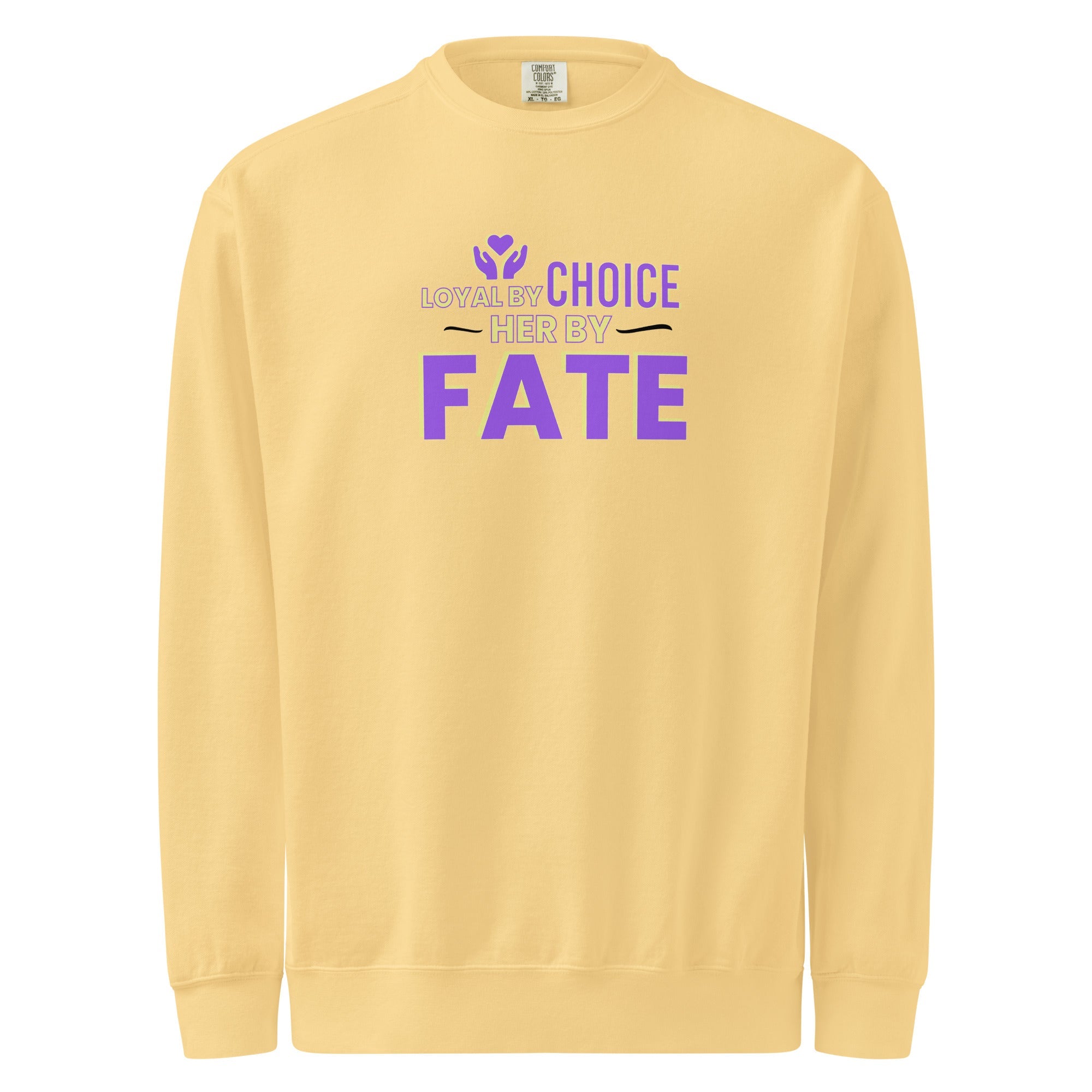 Unisex garment - dyed sweatshirt - Print My Man